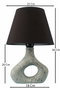 Opviq Lámpara de Mesa BK012 Gris